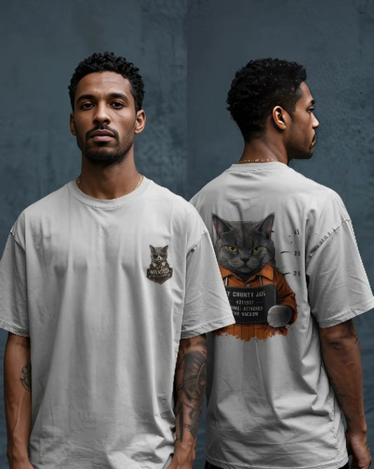 Funny Cat Oversized T-Shirt