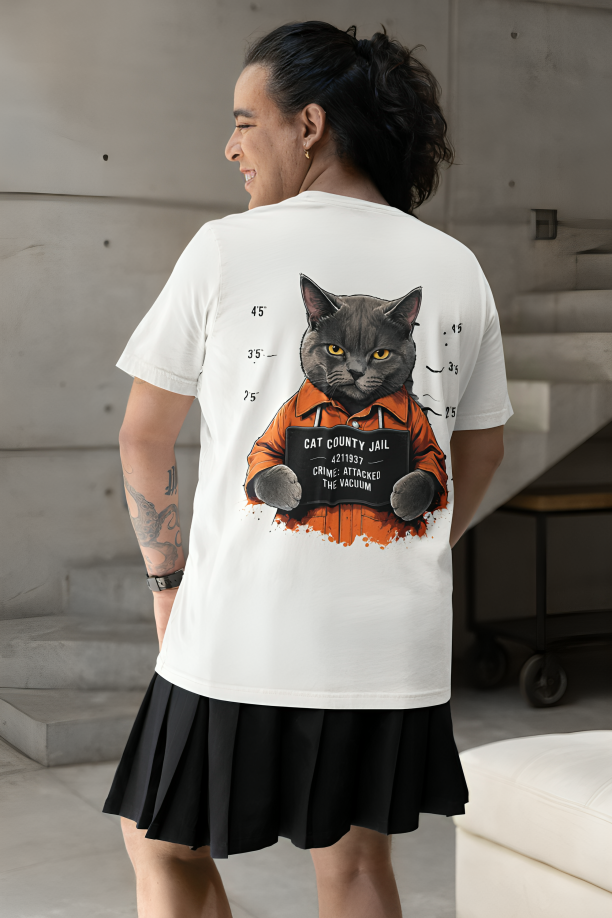 Funny Cat Oversized T-Shirt