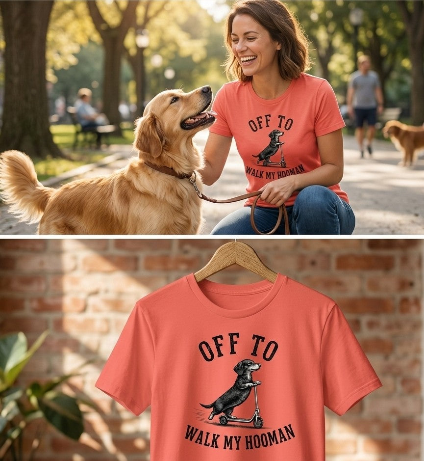 Off To Walk My Hooman Dog Lover