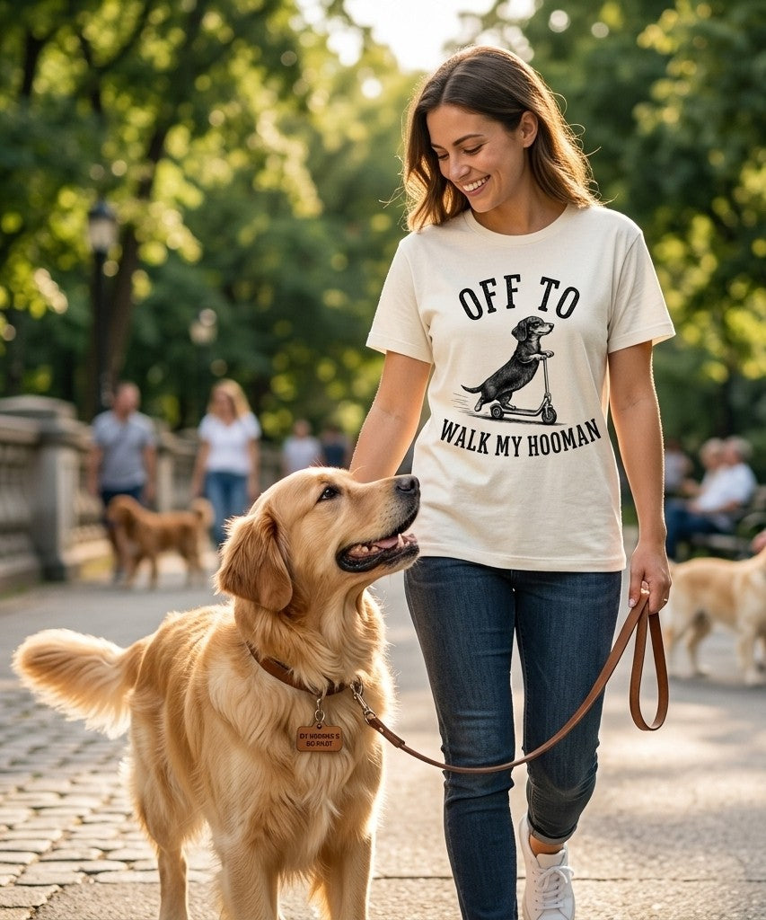 Off To Walk My Hooman Dog Lover